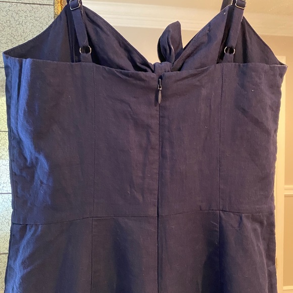 J.Crew Tie-Front Wide-Leg Jumpsuit - Picture 4 of 6